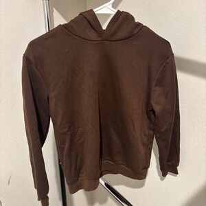 SHEIN Chocolate Brown Hoodie - Youth Size 11-12Y
